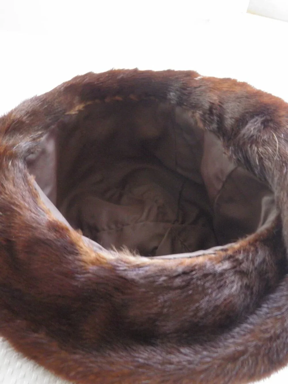 Vintage  Cloche Mink Hat